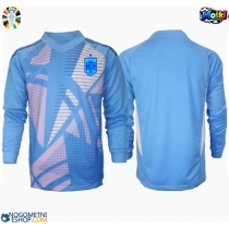 Moški Nogometni dresi Španija Vratar Domači EP 2024 Dolgi Rokav